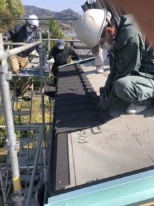 今治市 外壁塗装工事 アステックペイント 超低汚染リファイン 暑い リフォーム 屋根 T-ROOF LIXIL